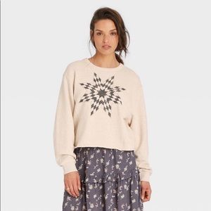 • universal thread bohemian sweatshirt •